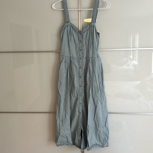 Button up midi dress Sz Small - Picture 1 of 2